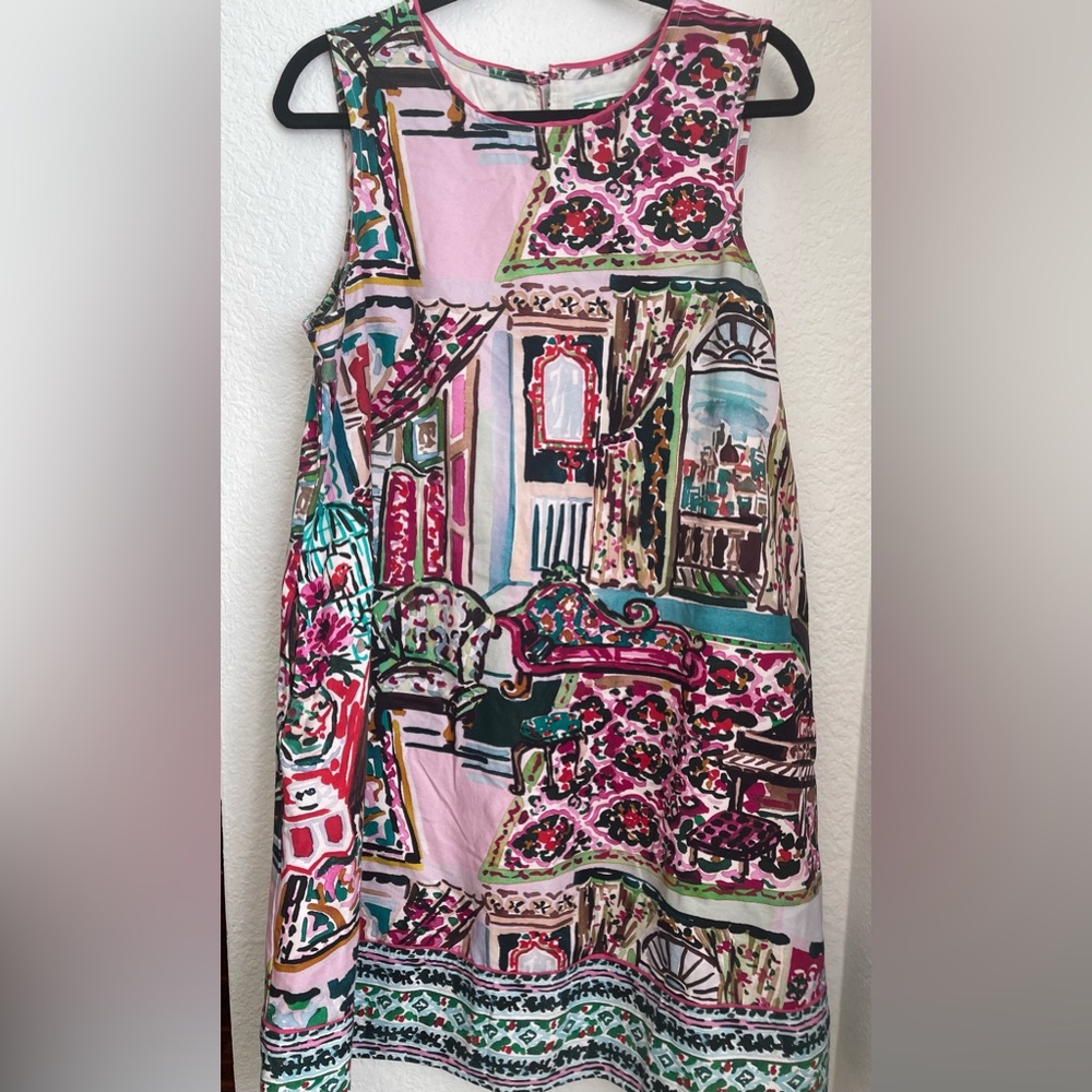 Anthropologie Amelia Colorful Mini Shift Dress Size Large